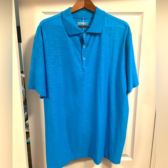 NWT Patterned blue golf shirt - Men’s XL - Picture 1 of 3